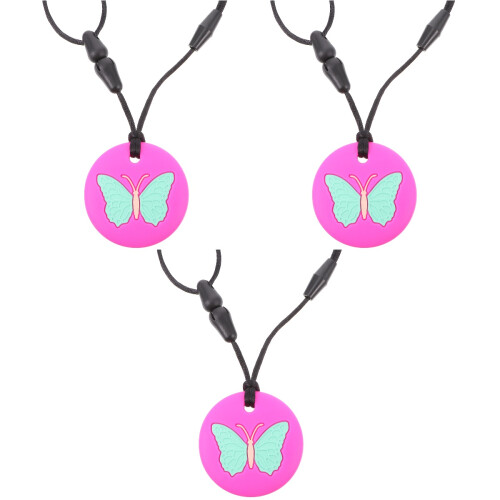 3Pcs Necklace Safe Durable Silicone Toy 2