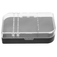 4Pcs Water Flosser Tip Organizer Black Pc Portable Travel Storage Box