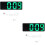 2Sets Modern Silver Electronic Alarm Clock Digital LED for Home Use 5