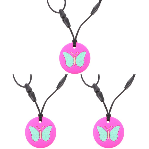 3Pcs Necklace Safe Durable Silicone Toy 1