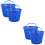 4Pcs Blue Filter Basket for Swimming Pool Pump Plastic Anti Clogging 6