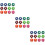 36Pcs Mini Soccer Balls Assorted Colors Durable Table Decoration Fun 9
