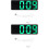 2Sets Modern Silver Electronic Alarm Clock Digital LED for Home Use 4