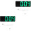 2Sets Modern Silver Electronic Alarm Clock Digital LED for Home Use 3