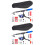 2Sets Durable Fishing Pole Set with Simple Design Assorted Color 5