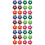 36Pcs Mini Soccer Balls Assorted Colors Durable Table Decoration Fun 8