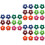 36Pcs Mini Soccer Balls Assorted Colors Durable Table Decoration Fun 6