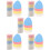 150Pcs Sewing Chalk for Fabric Triangular Chalks Easy to Use Markers 8