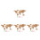 4Sets Light Brown Map Cork Board Decorative Wall Decor 10
