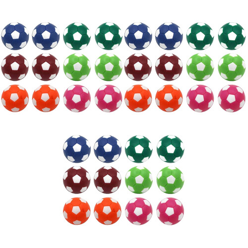 36Pcs Mini Soccer Balls Assorted Colors Durable Table Decoration Fun 2