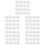 150St Multifunctionele Witte PVC Gum Voor En School 8