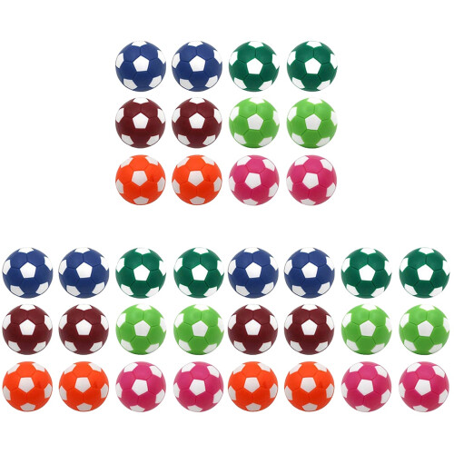 36Pcs Mini Soccer Balls Assorted Colors Durable Table Decoration Fun 1