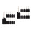 100Sets Lightweight Black Chalkboard Tags with Rope for Store Display 4