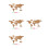 4Sets Light Brown Map Cork Board Decorative Wall Decor 5