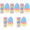 150Pcs Sewing Chalk for Fabric Triangular Chalks Easy to Use Markers 5