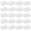 150St Multifunctionele Witte PVC Gum Voor En School 3