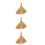 3Pcs Durable Sorghum Straw Whisk Broom Multi Color Handheld Sweeper 8