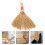 3Pcs Durable Sorghum Straw Whisk Broom Multi Color Handheld Sweeper 10