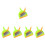 5Sets Multi Color Small Dustpan and Brush Set PP for Precise Cleaning 6