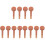 12St Violin Stemknoppen Lichtbruin Set 2