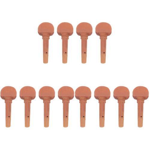 12St Violin Stemknoppen Lichtbruin Set 1