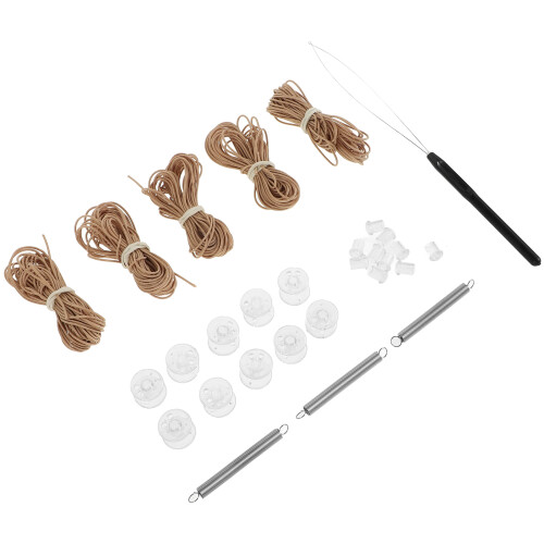 2Sets Brown Rv Awning Pull Rod Kit Pom Material for Shade Maintenance 1