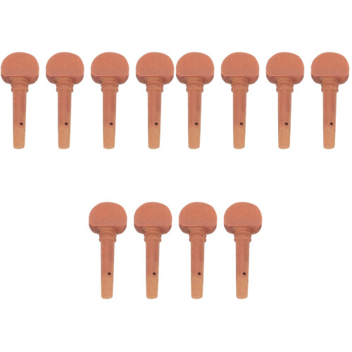 12St Violin Stemknoppen Lichtbruin Set 2