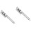 2Pcs Household Cutter Sharpener Silver Desktop Cutlery Sharpening Tool 6