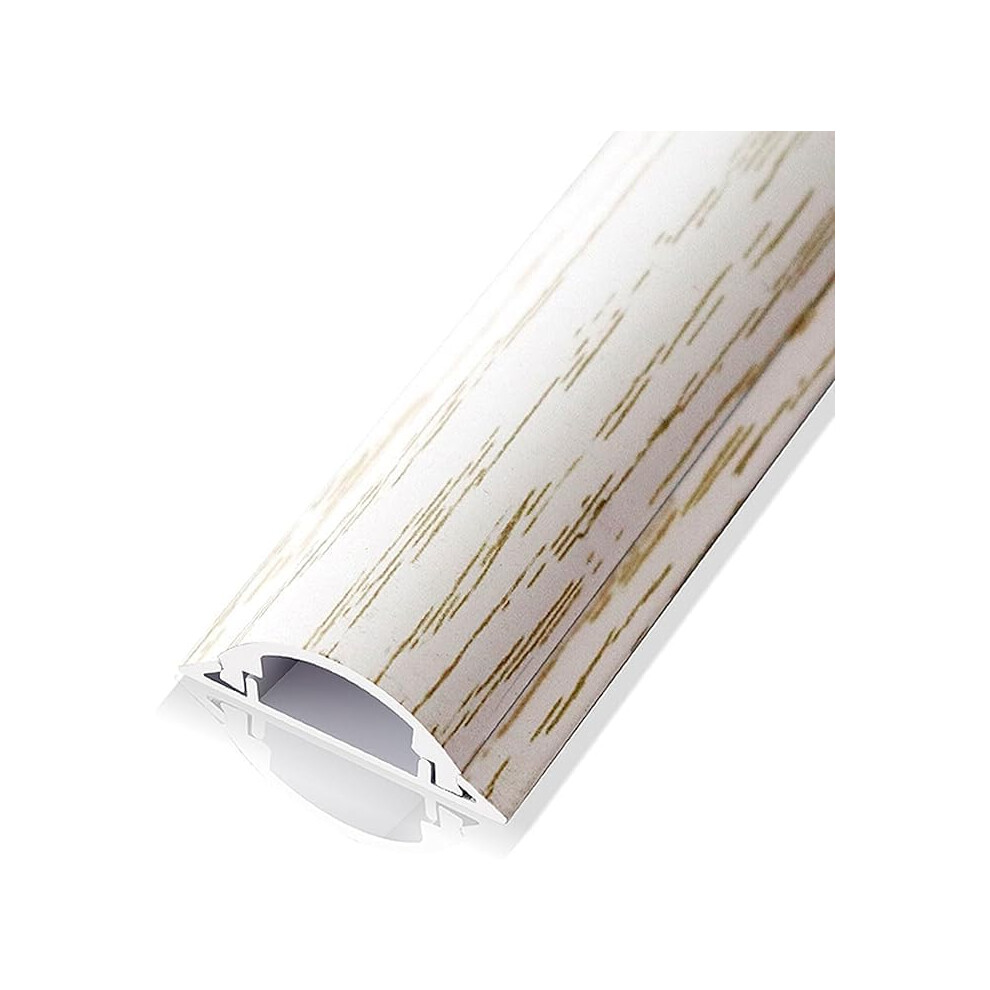 Cable Management Cover Aluminum Raceway For Wall Mounted Tv, Hidden Wire Concealer, White 2X1m 9044945213294