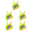 5Sets Multi Color Small Dustpan and Brush Set PP for Precise Cleaning 7