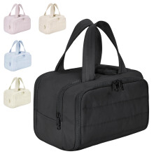 Large Capacity Travel Toiletry Bag with 4in1 Expandable Waterproof Design and WetDry Separation