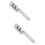 2Pcs Household Cutter Sharpener Silver Desktop Cutlery Sharpening Tool 9