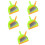 5Sets Multi Color Small Dustpan and Brush Set PP for Precise Cleaning 8