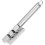 2Pcs Household Cutter Sharpener Silver Desktop Cutlery Sharpening Tool 2