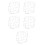 5Pcs Nylon Safety Net White Durable Mesh for Sewer Protection 4