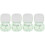 4Sets Stevige Plastic Lens Opslagdoos Reislens Etui 6