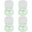 4Sets Stevige Plastic Lens Opslagdoos Reislens Etui 7