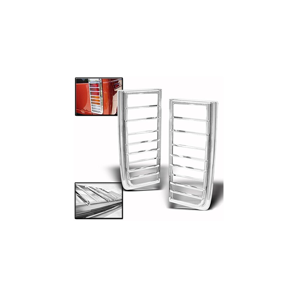 Tail Covers Chrome Bezels For Hummer H2 20032009 Sleek Finish Easy Bolton Trim Light 9113335595347