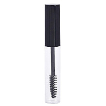 Empty Mascara Tube with Brush, LeakProof Transparent Bottle, Travel Size with Black Cap
