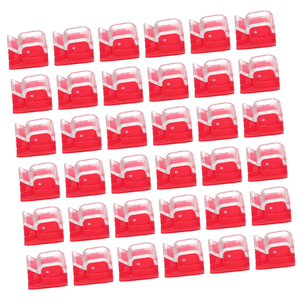 Cable Organizer 50Pcs Transparent Selfadhesive Cord Management Clips For Desk And Electronics 9099447341846