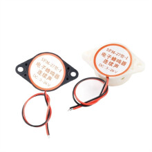 DC Alarm Buzzer 12V 100dB Loud Alert Wide Voltage Range Durable Piezoelectric Buzzer SFM27 White