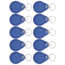 10PCS 125kHz RFID Key Fob Tags Rewritable T5577 for Reliable Access Control and Quick ID Copy
