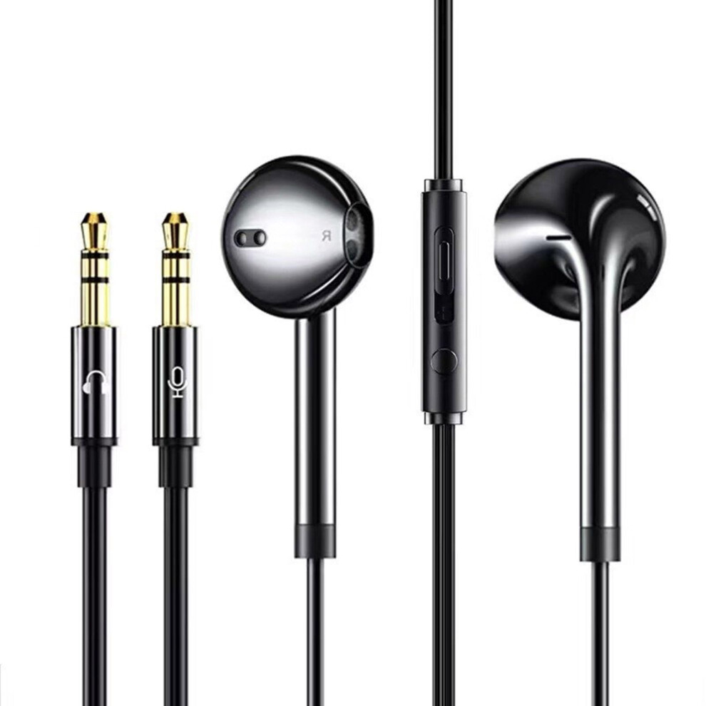 Wired Gaming Headset With Microphone, Dual 3.5Mm Plugs, Clear Voice Capture For Pc And Laptop 9044945214246