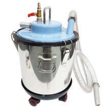 Industrial Pneumatic Vacuum Cleaner 20L Stainless Steel ExplosionProof for Oil and Metal Shavings