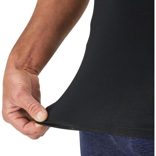 Hanes Men's Perfect Flex Crewneck Tee 1-Pack Black 1