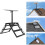 Adjustable Roof Mount for Starlink Gen 3 with WindResistant Triangular Base and NoDrill Installation 1