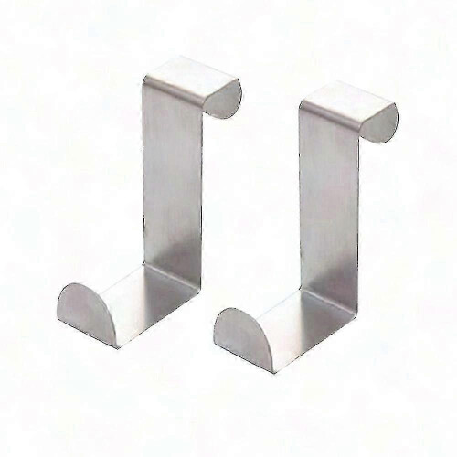 Stainless Steel Over Door Hooks for Kitchen Cabinet Drawer