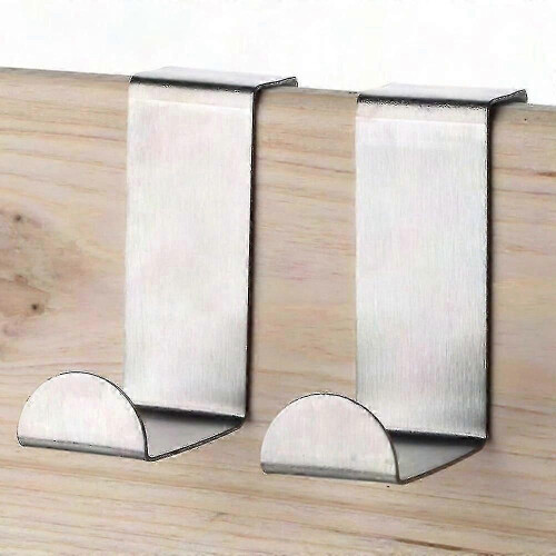 Stainless Steel Over Door Hooks for Kitchen Cabinet Drawer 2
