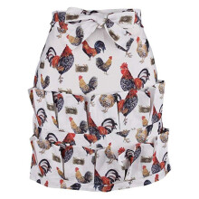 Waterproof Egg Collecting Apron with Jumbo Pockets for Farmhouse Chicken Gathering