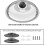 4 Pcs Pot Lid Knob, Universal Replacement Pan Lid Cover Knobs, Kitchen Cookware Knob Handle 4
